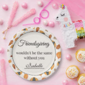 Friendsgiving Diner Vakantie Party Servies Boho Papieren Bordje (Feest)
