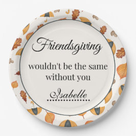 Friendsgiving Diner Vakantie Party Servies Boho Papieren Bordje
