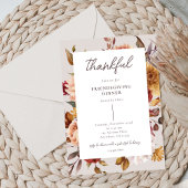 Friendsgiving Dinner Invitation Kaart