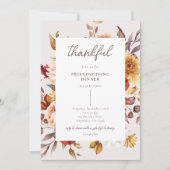 Friendsgiving Dinner Invitation  Kaart (Voorkant)