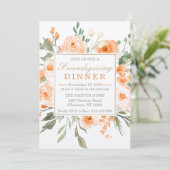 Friendsgiving Dinner Party Kaart (Staand voorkant)