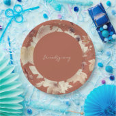 Friendsgiving Fall laat kaneel Thanksgiving Papieren Bordje (Feest)