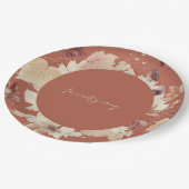 Friendsgiving Fall laat kaneel Thanksgiving Papieren Bordje (Gekanteld)