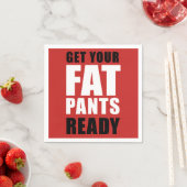 Friendsgiving Fat Pants Ready (OP ROOD) Servet (Insitu)