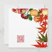 Friendsgiving Feast Herfst Pumpkin Autumn Berry Kaart (Achterkant)