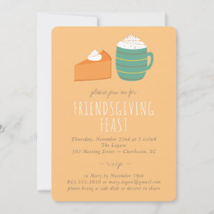 Friendsgiving Feast Invitation Feestdagenkaart