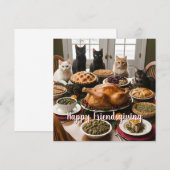 Friendsgiving Feest (Voorkant / Achterkant)