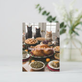 Friendsgiving Feest Briefkaart (Staand voorkant)