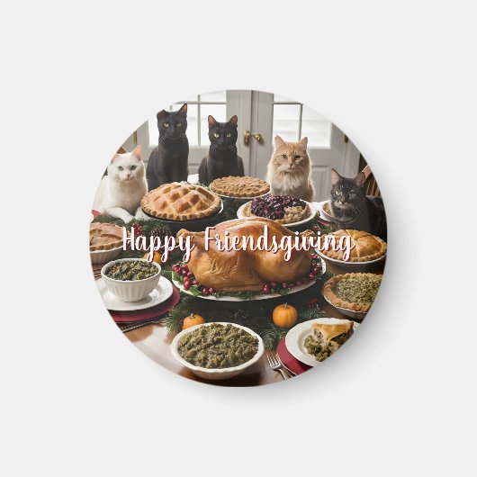 Friendsgiving Feest Magneet (Voorkant)
