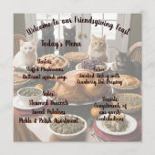 Friendsgiving Feest Menu (Voorkant)