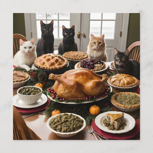 Friendsgiving Feest Menu (Achterkant)