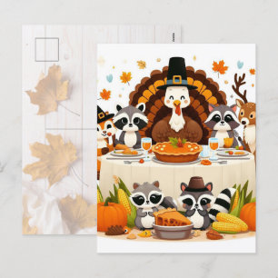 Friendsgiving Feestdagenkaart