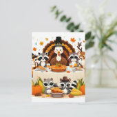 Friendsgiving Feestdagenkaart (Staand voorkant)