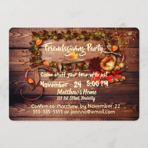 Friendsgiving (Friends Thanksgiving) Aangepast Kaart