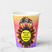 Friendsgiving Funky Thanksgiving Papieren Bekers (Achterkant)
