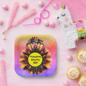 Friendsgiving Funky Thanksgiving Papieren Bordje (Feest)