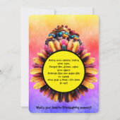 Friendsgiving Funky Thanksgiving Poem Kaart (Achterkant)