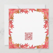 Friendsgiving Herfst Autumn Maple Leaves Kaart (Achterkant)