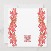 Friendsgiving Herfst Autumn Maple Leaves Kaart (Achterkant)