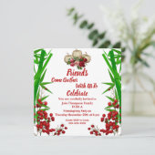 Friendsgiving Herfst Autumn Pumpkins Roos Berry St Kaart (Staand voorkant)