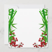 Friendsgiving Herfst Autumn Red Berry Green Struik Kaart (Achterkant)