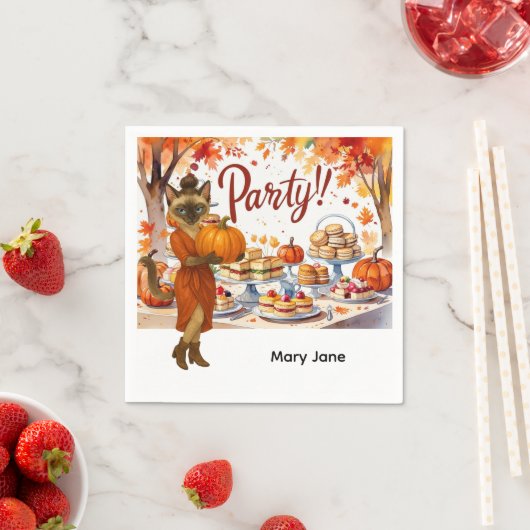 Friendsgiving Herfst Party Servetten – Gezellig He (Insitu)