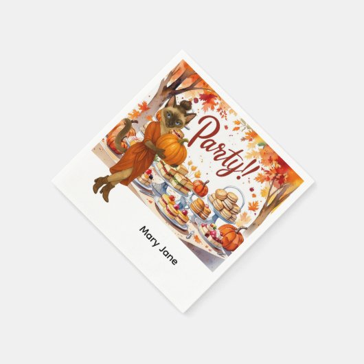 Friendsgiving Herfst Party Servetten – Gezellig He