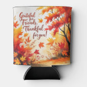 Friendsgiving herfst thema blikjeskoeler (Voorkant)