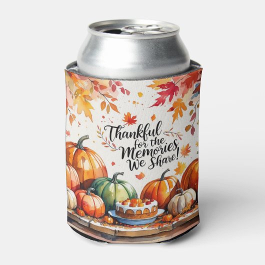 Friendsgiving herfst thema blikjeskoeler (Blikje Voorkant)