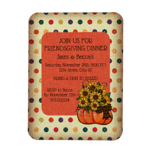FRIENDSGIVING INVITATIE MAGNEET