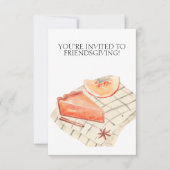 Friendsgiving Invitation for Thanksgiving Save The Date (Voorkant)