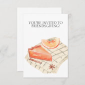 Friendsgiving Invitation for Thanksgiving Save The Date (Voorkant / Achterkant)