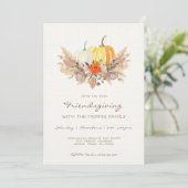 Friendsgiving Invitation Kaart (Staand voorkant)