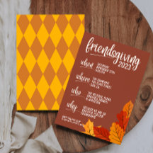 Friendsgiving Invitation