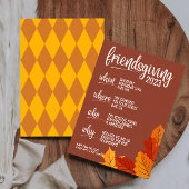 Friendsgiving Invitation Kaart