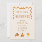 Friendsgiving Invitation Kaart (Voorkant)