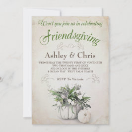 Friendsgiving Invitation - Thanksgiving Kaart