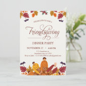 Friendsgiving Kaart (Staand voorkant)