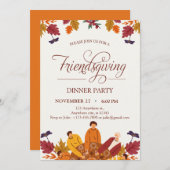 Friendsgiving Kaart (Voorkant / Achterkant)