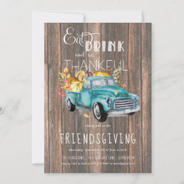 Friendsgiving Kerstborrel Uitnodiging