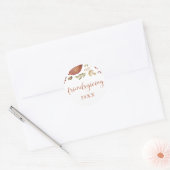 Friendsgiving laat Sticker (Envelop)