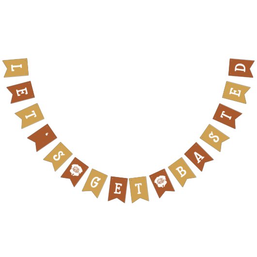 Friendsgiving Laten we gebastde Bunting Banner hal (Alle)