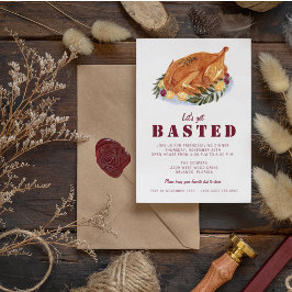 Friendsgiving Laten we het gebastde Thanksgiving e Kaart