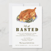 Friendsgiving Laten we het gebastde Thanksgiving e Kaart (Voorkant)