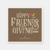 Friendsgiving | Najaarskleur Servet (Voorkant)