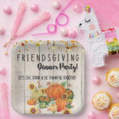 Friendsgiving papieren borden bordje (Feest)