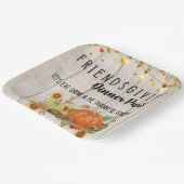 Friendsgiving papieren borden bordje (Gebogen)