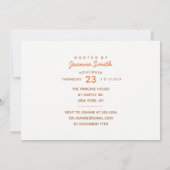 Friendsgiving Photo Invite Kaart (Achterkant)