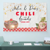Friendsgiving Potluck Chili Cook Off Thanksgiving Spandoek (Beurs)