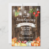 Friendsgiving potluck kaart (Voorkant)